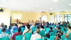 FOTO : Dinas Peternakan dan Perkebunan Rohul gelar Sosialisasi Penyakit Mulut dan Kuku (PMK) kepada petani, pengusaha dan pedagang ternak, Selasa (23/5/2022)