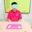 FOTO : Tersangka AS yang diringkus Sat Resnarkoba Polres Rohul, miliki Lima Paket yang diduga Narkotika jenis Sabu.