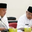 FOTO : Asisten II bidang Perekonomian dan Pembangunan Drs H. Ibnu Ulya M.Si, saat Rapat bersama Pemerintah Provinsi (Pemprov) Riau membahas rencana penambahan exit tol di Jalan Rantau Berangin-Tandun (Silam) Kabupaten Rokan Hulu (Rohul) pada Ruas Tol Bangkinang-Pangkalan. Jumat (20/5/2022).