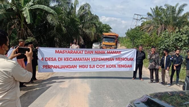 
Warga 4 Desa di Kepenuhan Tolak Perpanjangan HGU PT SJI Coy