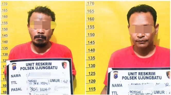 
Unit Reskrim Polsek Ujung Batu Ringkus Dua Pelaku Judi Togel