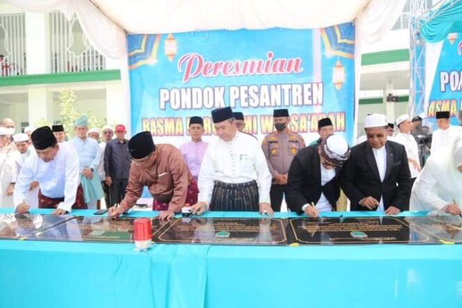 
Gubernur Riau Resmikan Ponpes Basma Darul’ilmi Wassa’adah di Rohul