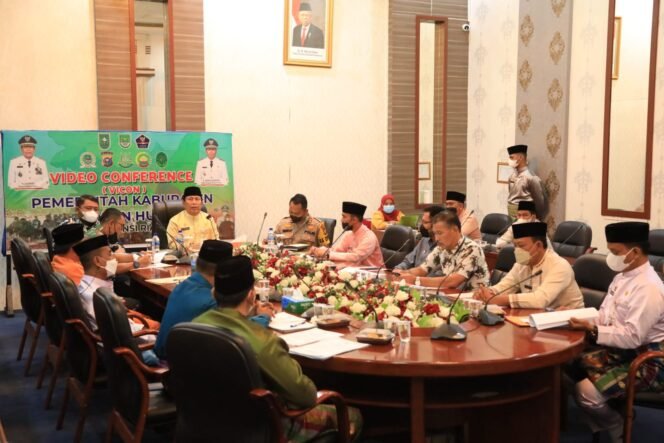 
Bupati Sukiman Pimpin Rakor Pelaksanaan Pilkades Serentak 2022