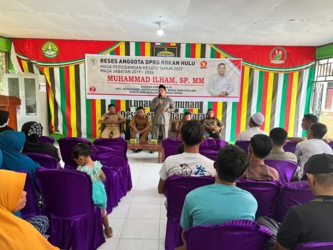 
Melalui Reses M. Ilham, Ini Sederet Aspirasi Warga Kepenuhan Barat Minta Direalisasi