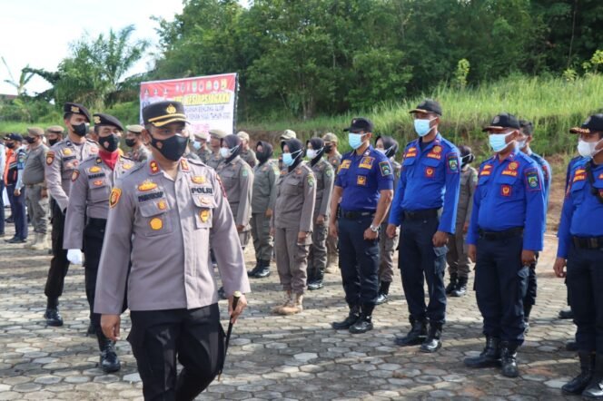 
Kapolres Rohul Pimpin Apel Kesiapsiagaan Penanganan Bencana Alam Tahun 2022