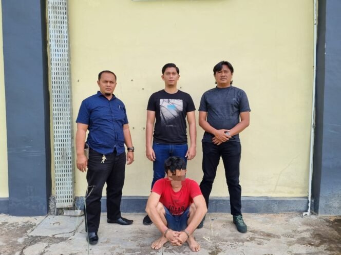 
Miliki 11 Paket Sabu, Seorang Pria di Rambah Hilir di Ciduk Personil Sat Resnarkoba Polres Rohul