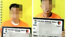 FOTO : Dua Pelaku Curat alias Jambret di Bekuk Team Resmbob Polres Rohul, Kamis (10/11/2022)