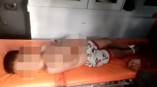 
Bocah Tenggelam di Kolam Renang Meninggal Dunia, Personil Polsek Tambasai Utara Respon Cepat Datangi TKP