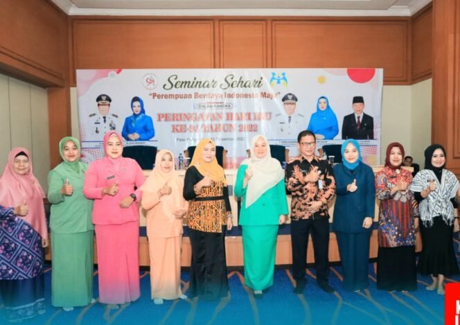 
“Seminar Sehari” Peringatan Hari Ibu Ke-94, Kadis Sosial P3A Rohul Dorong Kewirausahaan Perempuan dan Kesetaraan Gender