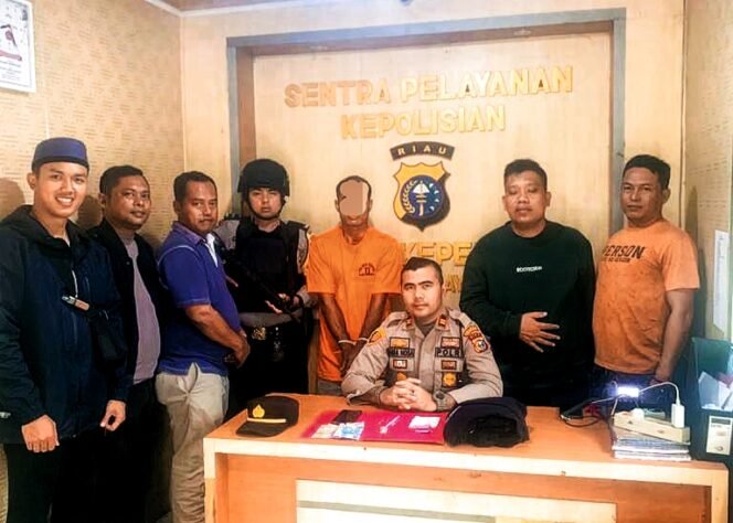 
Di Ciduk Saat Tidur, Pemilik Sabu Ini Ditangkap Personil Polsek Kepenuhan