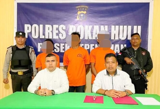 
3 Pelaku Curat di Kepenuhan Berhasil Diamankan Polisi