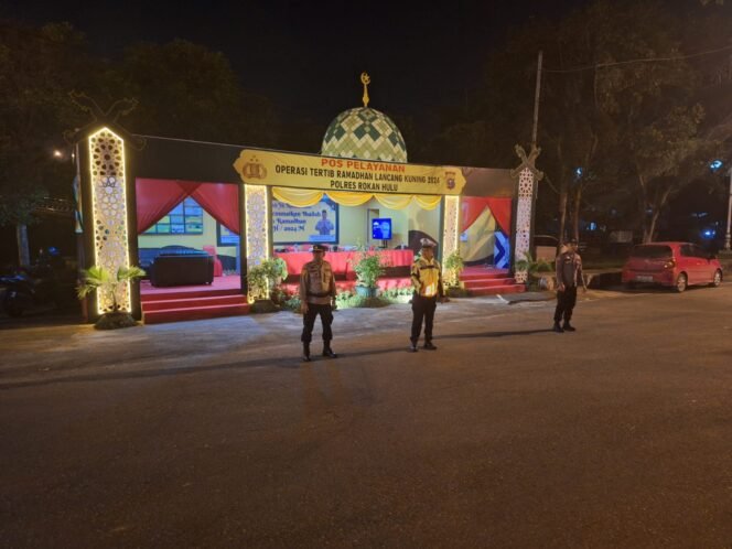 
Dalam OTRLK-24, Dipimpin Ipda Suwamra Jon Refli, Personil Posyan Pematang Baih Pastikan Rasa Aman Bagi Masyarakat