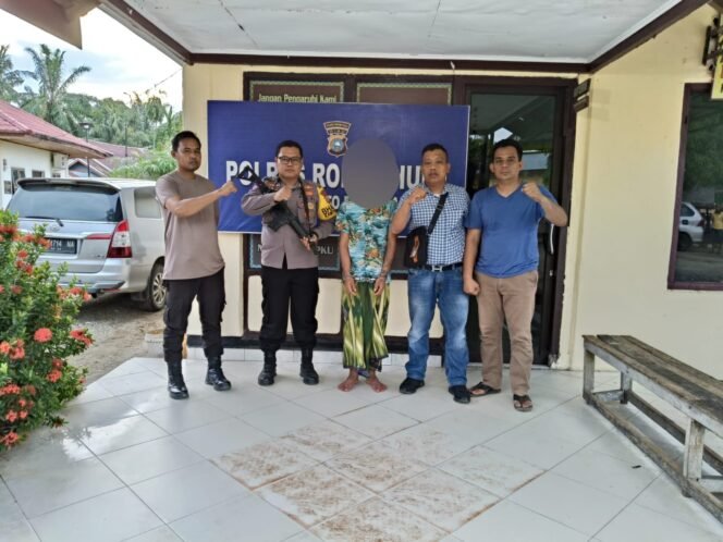 
Tersangka Kasus Pembunuhan, Tanpa Perlawanan Diamankan Personil Polsek Kunto Darussalam