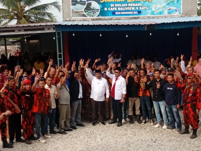 
Dapat Dukungan dari Masyarakat dan Pemuda Pancasila, Pasangan Nasir-Wardan Kampanye Dialogis di Rohul