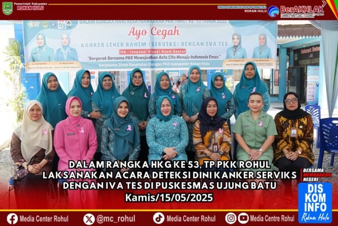
Peringatan HKG Ke-53, TP PKK Rohul Taja Acara Deteksi Dini Kanker Serviks dengan IVA Tes di Puskesmas Ujung Batu