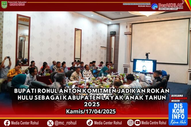 
Bupati Rohul Anton Komitmen Jadikan Rokan Hulu sebagai Kabupaten Layak Anak Tahun 2025