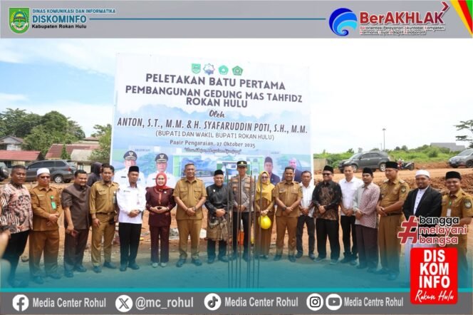 
Peletakan Batu Pertama Gedung MAS Tahfidz Rokan Hulu: Awal Baru Melahirkan Generasi Qurani